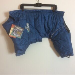 Dog Helios Blackshark Jacket Blue Wind Waterproof Lined Outdoor Puffer Coat